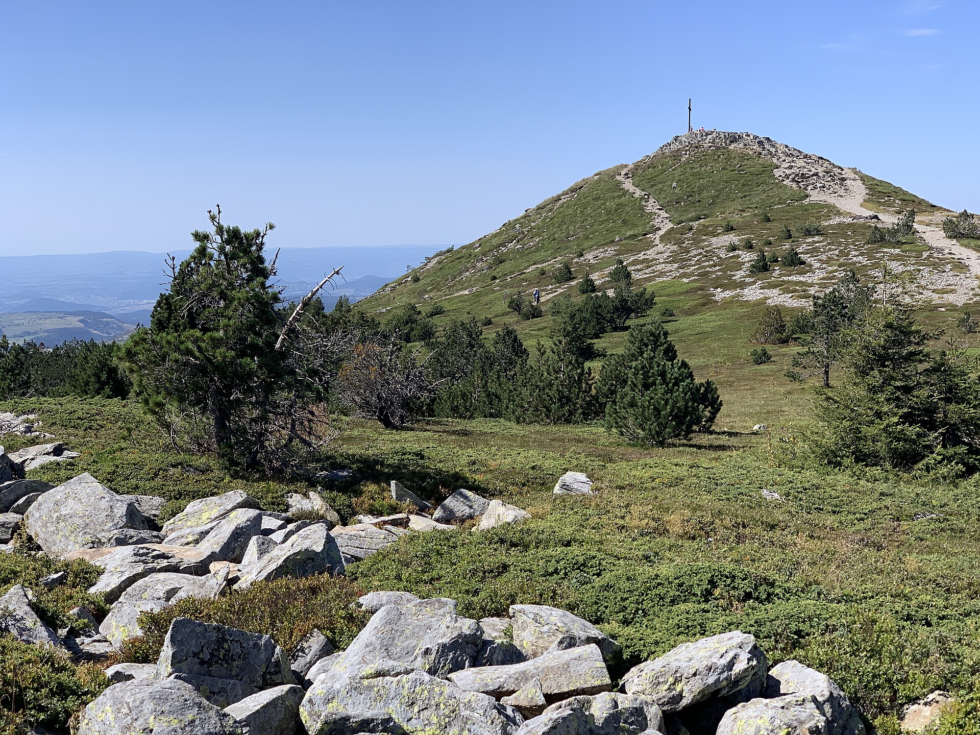 Mont Mézenc — tour depuis Borée