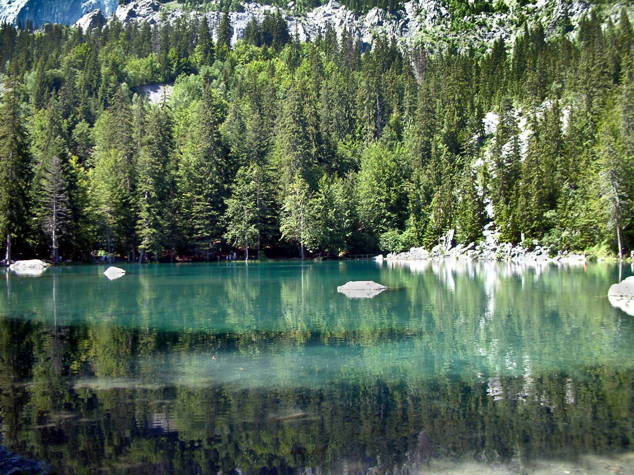 Lac de Passy — plage