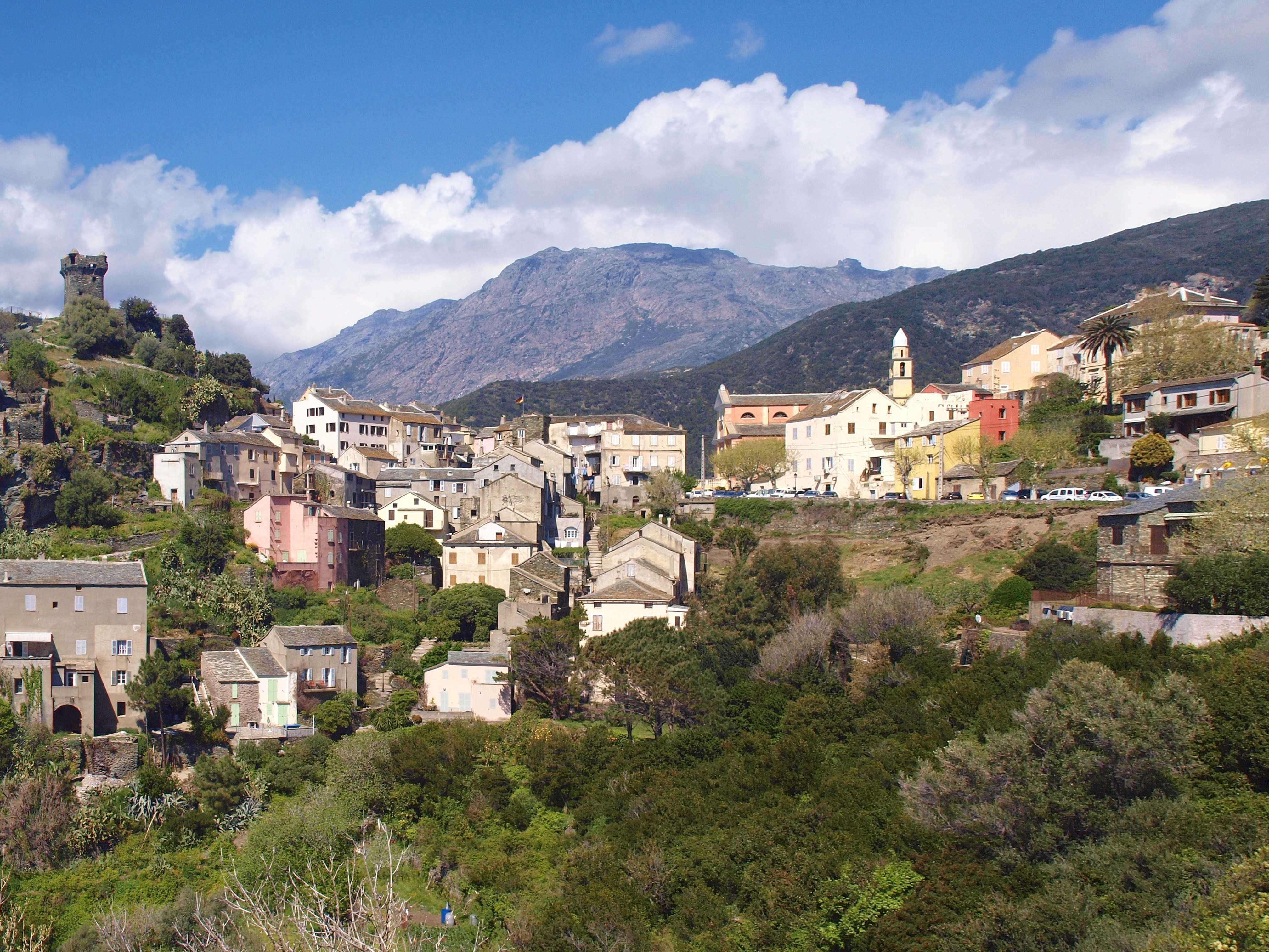 Nonza, village et belvédère