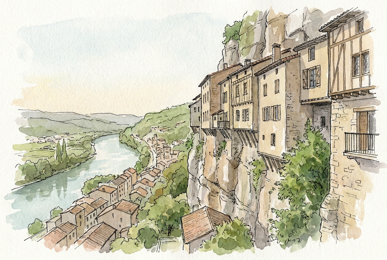 Les Maisons suspendues